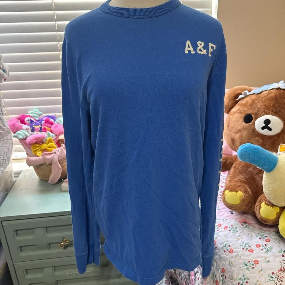 Abercrombie-fitch Men's Blue Shirt